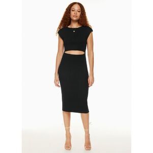 Wilfred Cutout Knit Midi Dress Size M